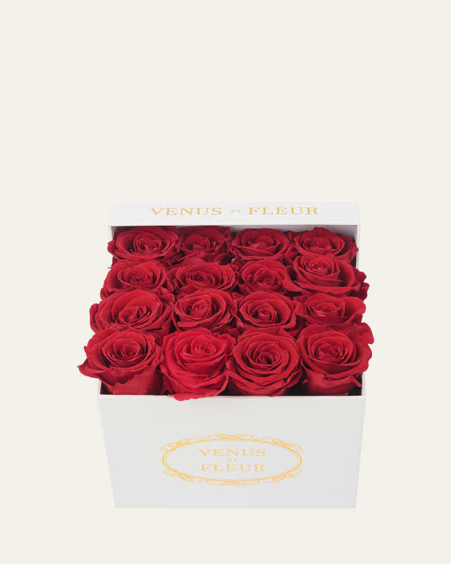 Classic Small Square Rose Box